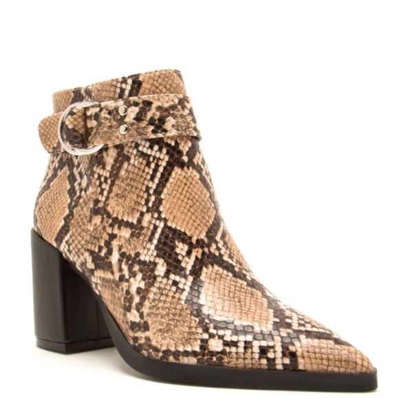 Snake print booties - Picture 1 of 2
